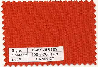 Baby Jersey 100% Cotton